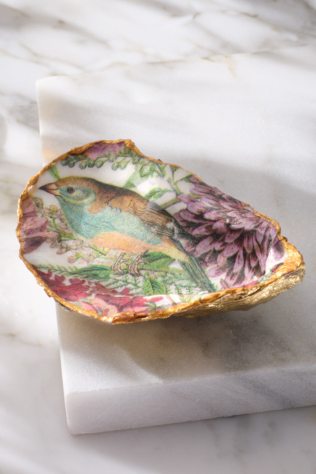 Pretty Bird- Oyster Trinket Dish