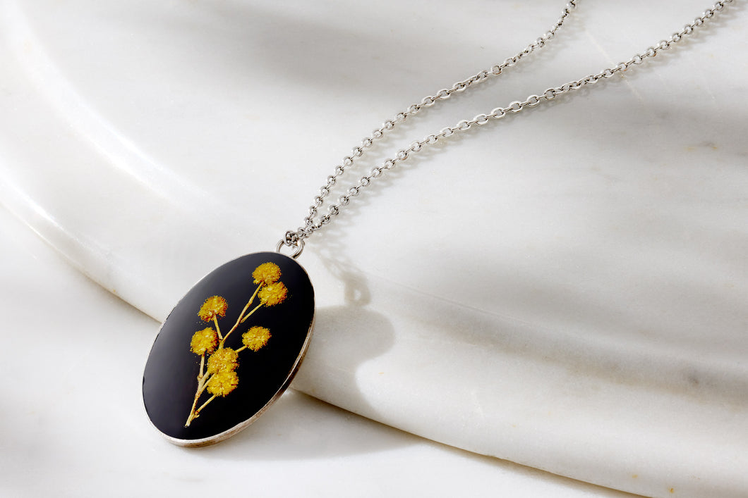 Mimosa Pendant Necklace