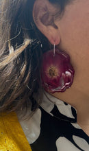 Load image into Gallery viewer, Pressed Rose Statement Earrings
