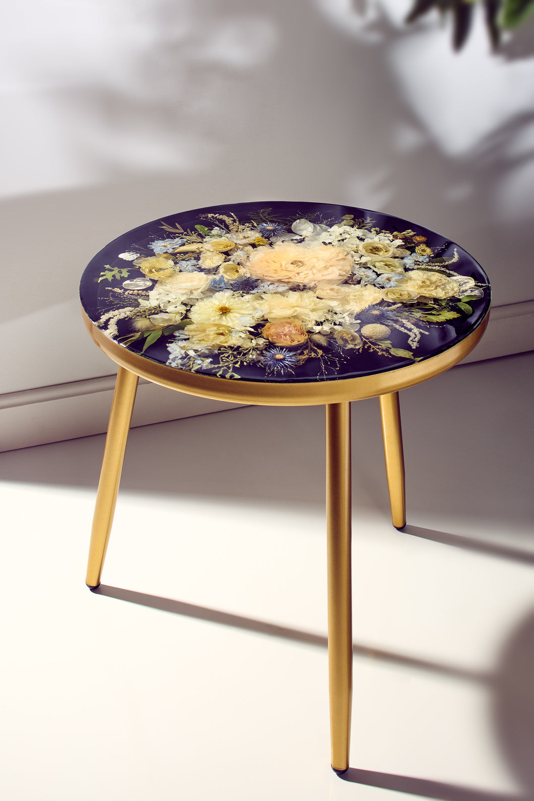 Floral Side Table